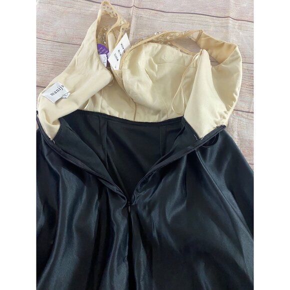 NWT Maniju Women's Black Sequin Formal Gown - Medium - Picture 15 of 15